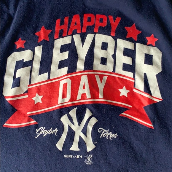 New York Yankees Gleyber Torres Kids S Tee Shirt - Picture 3 of 4